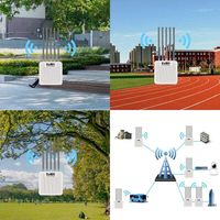 Cubierta Wifi KuWFi 360, Cobertura Completa Wifi, Puerto Gigabit, WiFi6 3000Mbps, Doble Banda, IP67, Punto de Acceso Exterior para Uso en Exteriores