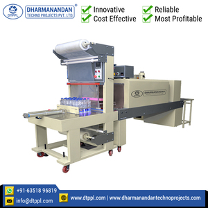 Highly Advanced Technology Efficient 60BPM Electric Fully Automatic PET Bottle Shrink <b>Wrapping</b> <b>Machine</b> Made in India - Product Image 2