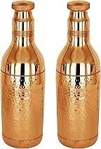 Botella de agua de cobre puro, botella de cobre para beber agua, botella de agua de cobre ayurvédica, botella de agua de cobre hecha a mano - Product Image 6