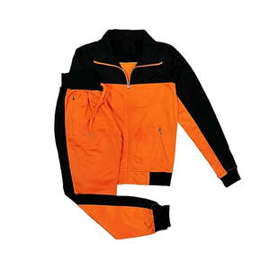 Vêtements décontractés d'hiver Vêtements pour hommes Survêtement deux pièces 100% coton Street wear Logo personnalisé sérigraphié Survêtement pour hommes - Product Image 6