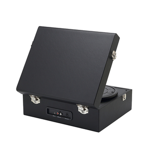 Tourne-disque portable sans fil USB au design rétro moderne, style valise, pour vinyles - Product Image 2