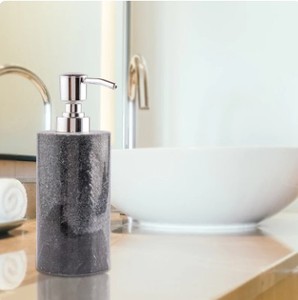 Nouveau design Distributeur de savon liquide en marbre Couleur personnalisée écologique pour salle de bain et cuisine - Product Image 3