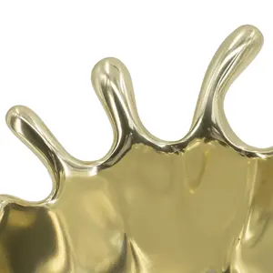 ชามทำมือระดับไฮเอนด์สำหรับตลาดของตกแต่งระดับพรีเมียม ปลอดภัยสำหรับการใช้งาน  ชามโลหะตกแต่งงานแต่งงานจาก Zahid Exports ปลอดภัย - Product Image 4