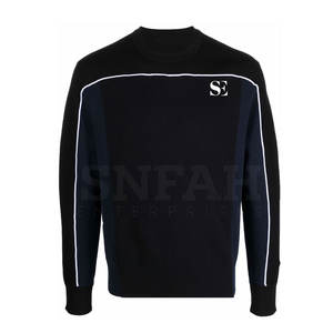 Sweat-shirt classique en coton de haute qualité pour hommes, décontracté, couleur unie, manches longues, streetwear d'hiver pour le printemps - Product Image 1