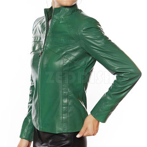Chaquetas de moto de moda de alta calidad para mujer para invierno logotipo personalizado cuello alto OEM ODM al por mayor - Product Image 5