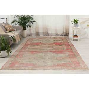 Antique Style Printed <b>Rug</b>, Turkish Design, Colorful, Personalized, Bath, Thin, Pink, Office, Kitchen,Nonwoven Thin <b>Rug</b> - Product Image 4