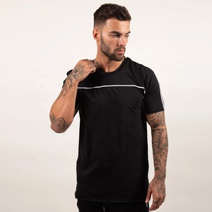 T-shirts pour hommes en coton 100% respirant à séchage rapide avec logo imprimé personnalisé de haute qualité, col rond, vente en gros - Product Image 1