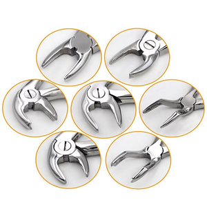 ชุดคีมถอนฟันสแตนเลสเครื่องมือผ่าตัดช่องปากสำหรับถอนฟันแบบมืออาชีพ - Product Image 1