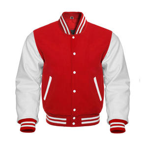 Vente en gros de veste universitaire de haute qualité pour hommes, manches en cuir brodées en chenille, veste de baseball universitaire personnalisée, veste de baseball pour hommes - Product Image 3