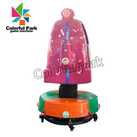Machine colorée pour enfants de parc, jeux à pièces, pièce de monnaie + exploité + simulateur de jeux tour de kiddle d'avion