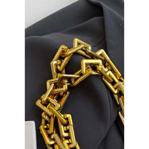 Bolso de Hombro Impermeable para Mujer, de PU y Poliéster, con Cadena, Cierre de Cremallera, para Otoño/Invierno/Primavera/Verano, Portátil, con Diamantes y Perlas - Product Image 5