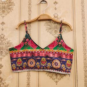 Conjunto de Lehenga Choli para Niñas al por Mayor de Shoryam Fashion con Blusa de Lehenga de Poliéster Estampado Jaipuri |   Ropa de Fiesta para Bodas de Diwali - Product Image 3