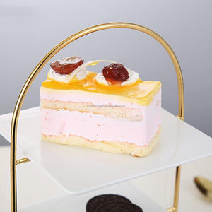 Fancy 3 Tier Cake Stand Postre Display o Fruit Stand con bandejas transparentes brillantes para bodas, cumpleaños y ocasiones - Product Image 6