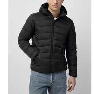 Winter Canvas Cotton-<b>padded</b> Men's Puffer <b>Jacket</b> Plus Size with Warm Lapel <b>Waterproof</b> Hooded Export From BD - Product Image 6