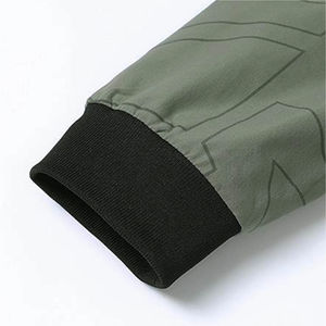 Veste bomber pour homme en gros, 100% polyester, devant droit, imperméable, coupe-vent, respirante, séchage rapide, vêtements d'hiver, service OEM - Product Image 6