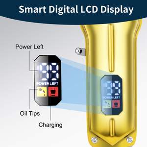 Tondeuse à cheveux sans fil professionnelle pour hommes, kit de toilettage de barbe, rechargeable par USB, tondeuse à cheveux professionnelle pour hommes - Product Image 2