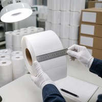 Etiquetas de Envío Térmicas Directas de 4x6, Resistentes a los Rayos UV, en Rollos Perforados - Compatibles con Impresoras Rollo, Zebra y Munbyn