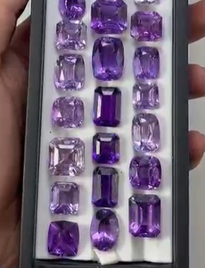 พลอยอะมีทิสต์ธรรมชาติจากบราซิลสำหรับทำเครื่องประดับ - Product Image 3