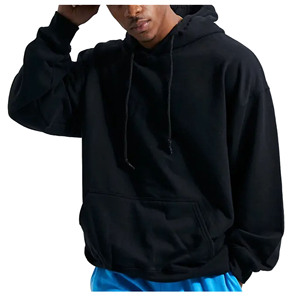 Haute qualité 400 GSM poids lourd pull à capuche zippé pour hommes Street Style recadrée à capuche tissu tissé - Product Image 1