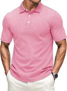 Camisetas Polo para Hombre de Talla Grande, Venta al por Mayor OEM, Camisetas Polo Clásicas para Hombre, 100% Algodón, Impresión de Logotipo Personalizado, Camisetas Lisas sin Estampado - Product Image 3