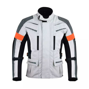 เสื้อแจ็กเก็ตมอเตอร์ไซด์หนังวัวสำหรับผู้ชายดีไซน์โลโก้ตามสั่ง - Product Image 2