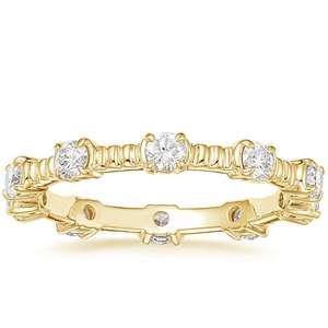 Custom Wedding <b>Rings</b> Fine Jewelry Manufacturer Real Gold 18k Stacking <b>Rings</b> <b>Moissanite</b> <b>Rings</b> for Women from India - Product Image 5