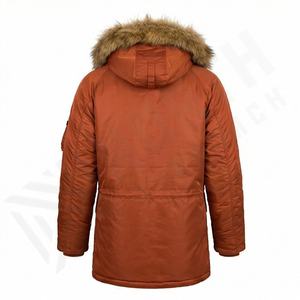 Nouvelle veste parka classique à capuche pour homme confortable 2025, parka personnalisable de qualité supérieure - Product Image 2