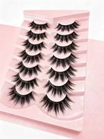 Cils 3D légers en faux vison, paire de cils naturels, faits à la main, OEM, marque privée, logo personnalisé, fournisseur