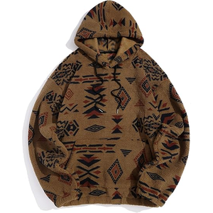 Sweat-shirt à capuche unisexe surdimensionné en molleton 100 % coton épais, écologique et à séchage rapide - Product Image 1