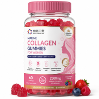 Gummies de collagène marin hydrolysé halal sans sucre en vrac pour femmes : Éclat de la peau et vitalité des cheveux et des ongles