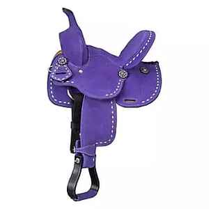Selle d'équitation en cuir avec accessoires Western Comfy Barrel Racing pleasure trail Couleur personnalisée - Product Image 3