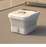 Masseur de pieds électrique pliable de haute qualité avec bain de pieds à bulles chauffantes automatiques 110V/220V 50-60Hz Couleur blanche