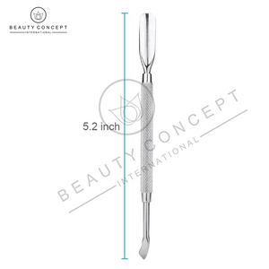 Outil professionnel de maquillage de manucure de dissolvant de peau morte antidérapant d'épurateur d'art d'ongle de double tête écologique avec le poussoir de cuticule - Product Image 6