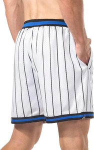 Custom Fitted Plus Size Lightweight Solid Sublimation <b>Men</b> Sport Rugby Footy <b>Shorts</b> with <b>Zip</b> up <b>Pockets</b> OEM Service - Product Image 6