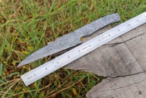 Hoja de Damasco forjada a mano personalizable, soporte OEM disponible para cuchillos - Product Image 3