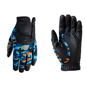 High Quality Customized OEM Golf <b>Gloves</b> Latest Design Genuine Leather Wholesale for <b>Sports</b> Use - Product Image 1