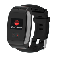 Reloj Inteligente para el Cuidado en el Hogar con Llamadas de Emergencia SOS con un Solo Clic, 4G LTE, Rastreo de Posición GPS, Alerta de Caídas, Monitor de Salud, Reloj Android