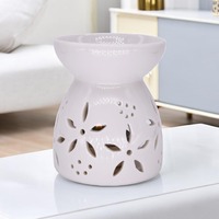 Diffuseur d'arômes en marbre blanc Brûleur Farine de stéatite Sculpture Travail Encens et porte-encens Diffuseur d'aromathérapie