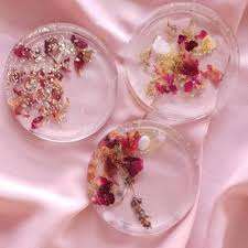 Dessous de verre en résine époxy personnalisable de haute qualité avec un design unique Offre Spéciale des tapis et tampons en verre pour boissons quotidiennes - Product Image 2