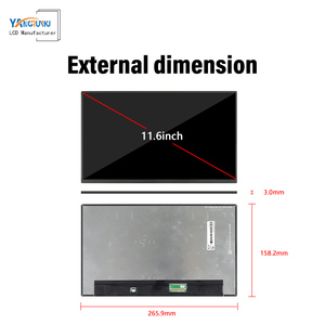 Boe 11.6 <span class=keywords><strong>inch</strong></span> 4K <span class=keywords><strong>LCD</strong></span> module hiển thị độ phân giải đầy đủ màu sắc đầy đủ góc nhìn cao Spec trận đấu của bảng điều khiển cảm ứng và bảng điều khiển - Product Image 2