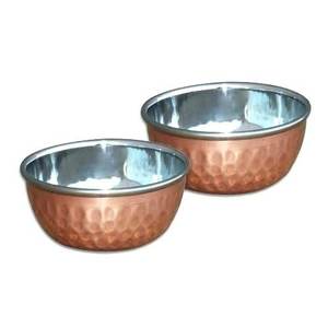 Tazón de servir de Metal de estilo Vintage con acabado dorado para el hogar y la boda Vajilla Cuencos para servir alimentos - Product Image 5