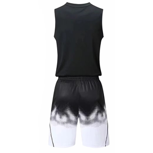 Ensemble de maillot et short de basketball personnalisé, respirant, à séchage rapide, anti-bactérien, imprimé par sublimation, uniforme sportif personnalisé pour - Product Image 2