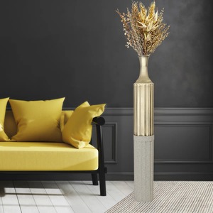 <b>Cylinder</b> Shape Metal Flower <b>Vase</b> in Sleek Modern Design Perfect for Elegant Home Decor Table Centerpiece and Floral Arrangement - Product Image 5