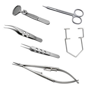 Ensemble d'instruments ophtalmiques de qualité hospitalière, kit d'instruments de chirurgie oculaire en acier inoxydable réutilisable, fabricant OEM - Product Image 6