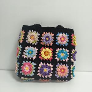 Women's Hand-Crocheted Shoulder <b>Bag</b> Forest Yarn <b>Knitted</b> Big Size <b>Bag</b> for Party Wedding Gift - Product Image 6