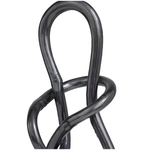 Sculpture en métal noir antique, décoration de table artistique vintage, élégant accent pour la maison ou le bureau, objet décoratif artisanal en provenance d'Inde - Product Image 5