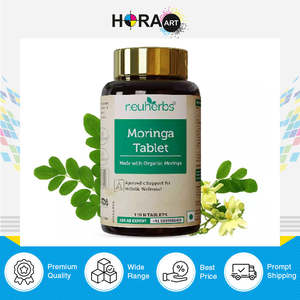 Comprimés de Moringa Ayurvédique de Qualité Supérieure, Vernis Blanc Mat PP, Origine Inde, en Vente - Product Image 2