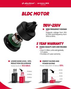 Moteur à courant continu 110-230V tueur de moustiques salle de bain extracteur ventilateur monté au plafond ménage ventilation ventilateur d'extraction - Product Image 5