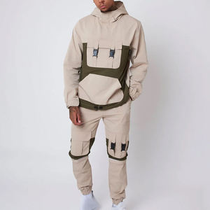 Nouveaux hommes design personnalisé mode poches cargo Styles pull personnalisé jogging ensemble survêtements en coton poches cargo survêtement - Product Image 6