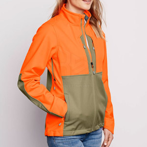 <b>High</b> Quality Women's Winter Outdoor <b>Softshell</b> <b>Jacket</b> Stand Top Trending Latest Design Breathable Dyed Cotton Filled Wholesale - Product Image 4